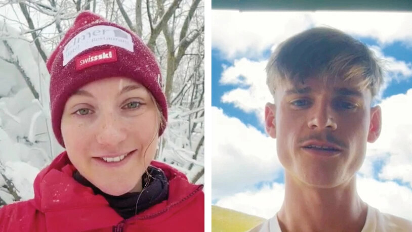 Grüsse aus der Ferne: Lydia Hiernickel und Tom Elmer bedanken sich per Videobotschaft aus Norwegen und Südafrika für ihre Wahl.