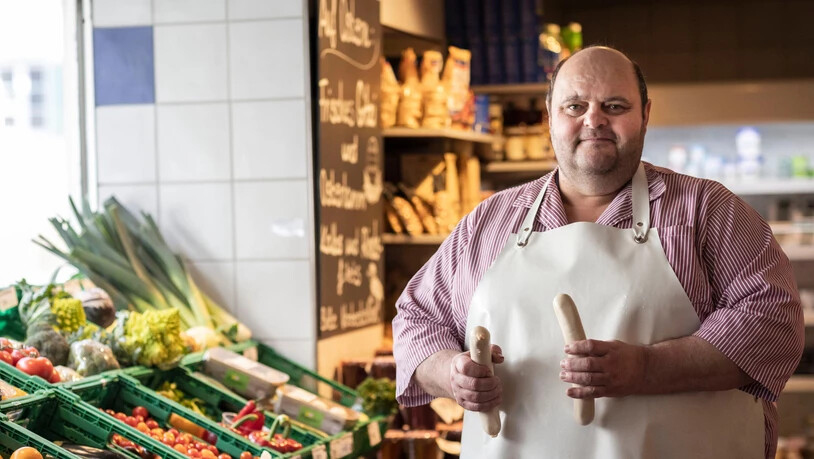 Gemüse-Innovation: Matthias Schnyder produziert nun aus Blumenkohl und Tofu eine vegetarische Alternative zur Kalberwurst.