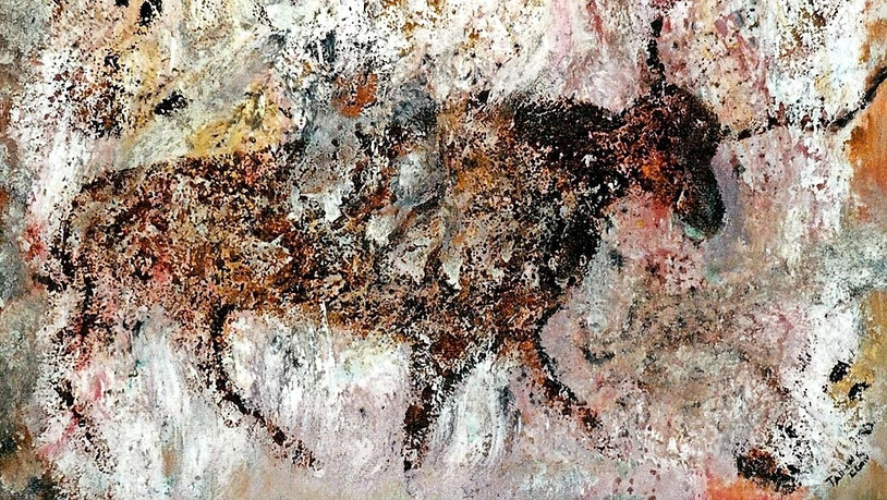 Steinzeit nachempfunden: Felsenkunst von Egon Tallone bei Pian San Giacomo.