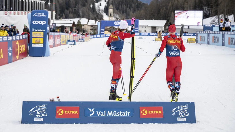 Abschied: Die Tour de Ski – hier Dominator Johannes Hösflot Klaebo im Januar – kehrt dem Wettkampfgelände in Tschierv definitiv den Rücken zu.