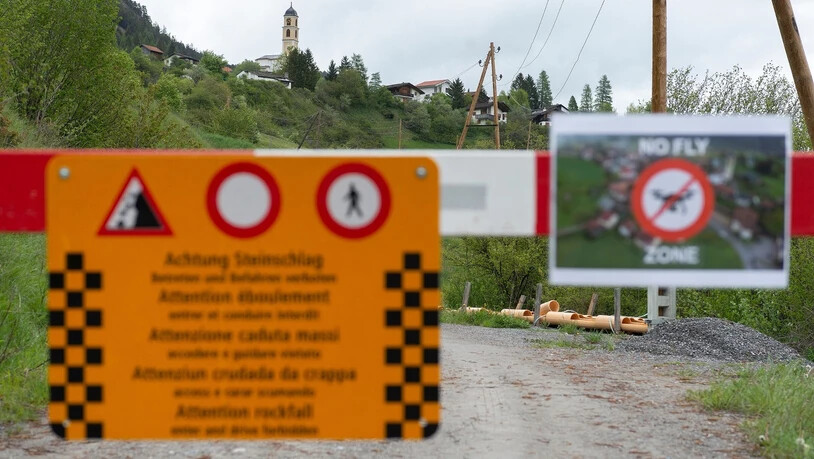 Sperrzone: Brienz/Brinzauls ist derzeit menschenleer. 

