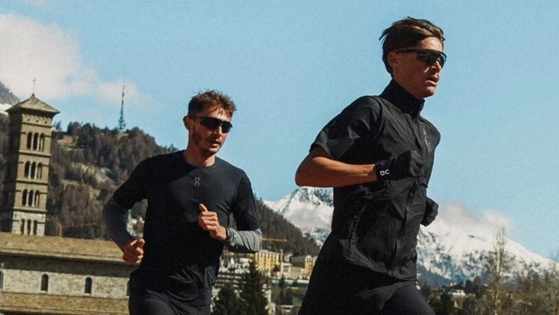 Im Höhentraining: Tom Elmer (rechts) holt sich im Engadin den letzten Form-Schliff für die Weltmeisterschaften in Budapest.