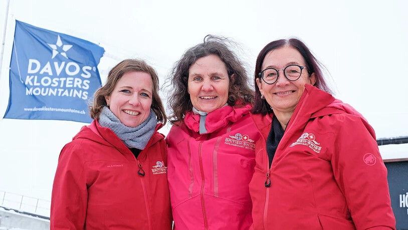 Die ersten Drei bei den Damen (v.l.): Christa Markwalder, Barbara Schaffner und Yvonne Gilli.