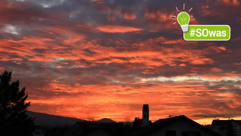 Abendrot: Wenn die Sonnenstrahlen am Abend in unterschiedlichen Wellenlängen auf die Erde treffen, zeigt sich der Himmel von seiner schönsten Seite.
