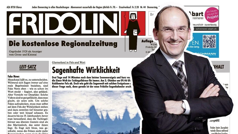 Widerpart beim «Fridolin»: Jörg Lutz erklärt, dass er wieder an die Schalthebel der Fridolin Druck und Medien will.