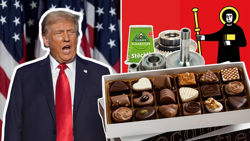 Droht mit Wirtschaftskrieg: Donald Trump könnte Strafzölle auf Importe in die USA erheben – diese Glarner Produkte könnten betroffen sein.