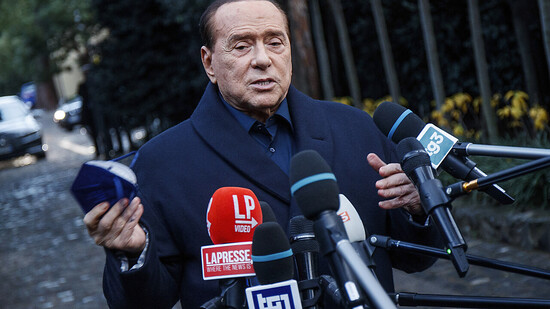 ARCHIV - Silvio Berlusconi, ehemaliger Ministerpräsident von Italien und Parteichef der Forza Italia. Foto: Roberto Monaldo/LaPresse/AP/dpa