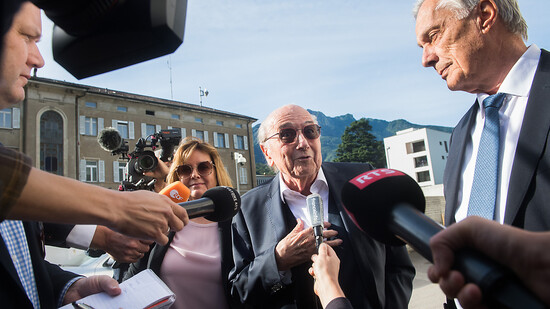 Vor dem Bundesstrafgericht stand am Freitag das Plädoyer des Verteidigers von Joseph Blatter auf der Traktandenliste.