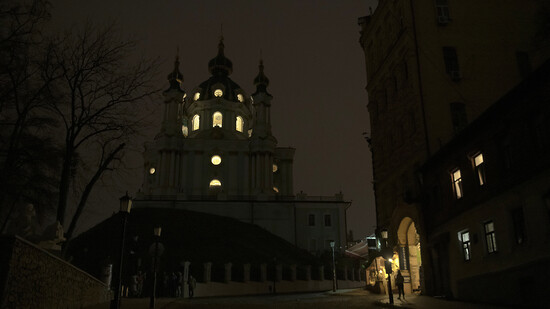 Die St.-Andreas-Kirche in Kiew. (Symbolbild) Foto: Andrew Kravchenko/AP/dpa
