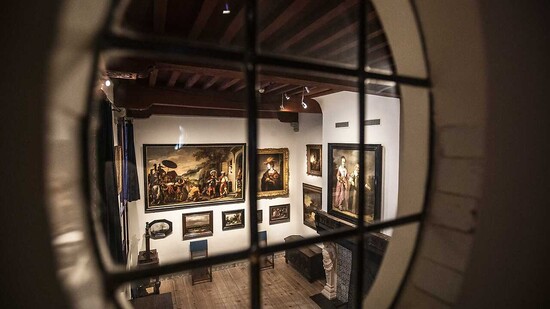 Ein Teil des renovierten Rembrandt-Museums ist während einer Pressevorschau zu sehen. Foto: Eva Plevier/ANP/dpa