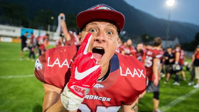 Im Juli 2017 feierten die Calanda Broncos ihren achten Meistertitel.