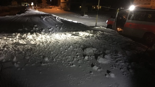 Die Polizei beobachtete den driftenden Wagen auf dem Parkplatz der Signalbahn.