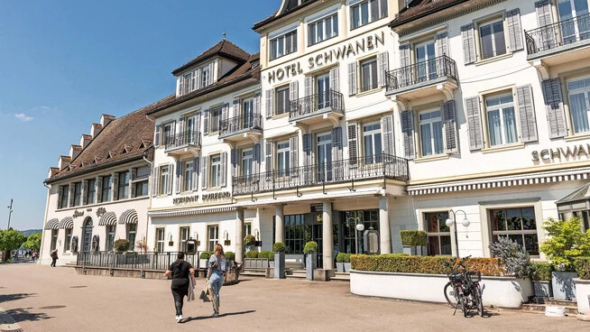 Interesse ist da: Das traditionsreiche Hotel «Schwanen» in Rapperswil könnte bald aus seinem mehr als fünfjährigen Dornröschenschlaf erwachen.