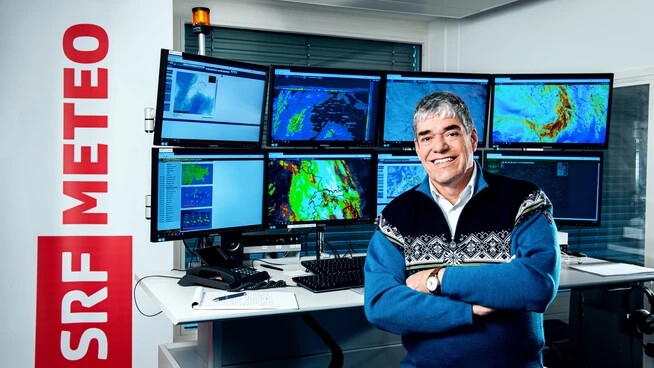Blickt voraus: SRF-Meteorologe Felix Blumer. 