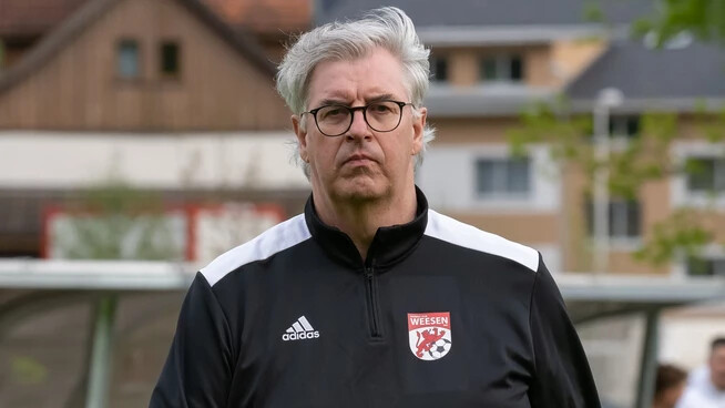 Fokussiert: Gemeindepräsident Marcel Benz tritt als 1.-Liga-Coach des FC Weesen in Erscheinung.