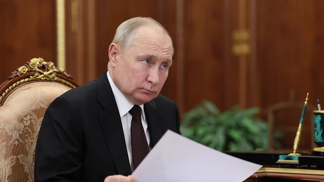 Der russische Präsident Wladimir Putin ist nicht an den Gesprächen über einen ukrainischen Friedensplan beteiligt. (Archivbild)