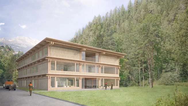 Kann gebaut werden: So soll das neue Ausbildungszentrum aussehen.