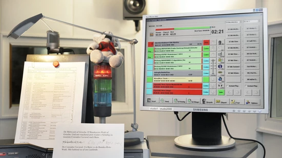 Dieses Bild aus dem alten Grischa-Studio ist bereits neun Jahre alt. Irgendwie sah damals alles noch etwas anders aus...