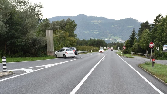 Auf der Prättigauerstrasse kam es zum Unfall.