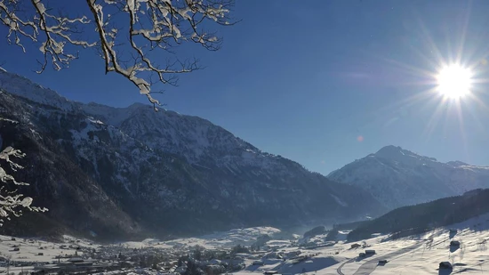 Im Januar war es sehr warm und sonnig. Nur selten gab es Niederschlag.