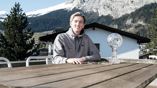 Andri Ragettli hat diese Saison den Slopestyle-Gesamtweltcup gewonnen.