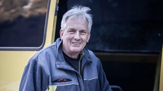 Der Lieferwagen ist jetzt gefüllt: Hansjürg Hess unterstützt die Menschen in der Ukraine.