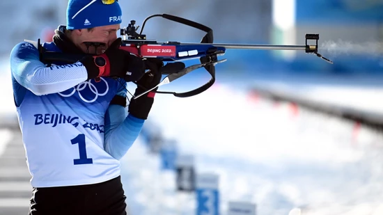 Die Nummer 1 im Biathlon: Quentin Fillon Maillet.