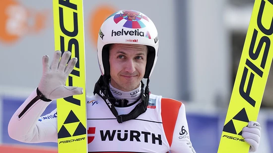 Ein zweiter Sprung, der Freude macht: Simon Ammann zeigte auf der Skiflugschanze in Oberstdorf Aufwärtstrend