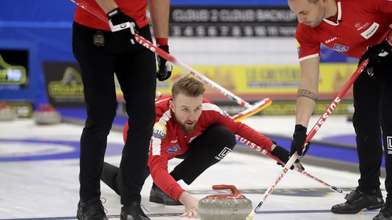 Yannick Schwaller und seine Mitspieler zeigten an der EM bestes Curling