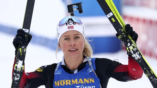 Tiril Eckhoff sammelte an den Olympischen Spielen in Peking einen ganzen Medaillensatz