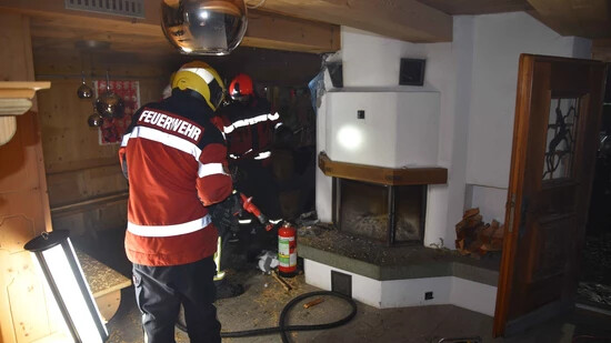 Einsatz am Freitagabend: Die Feuerwehr musste gegen 19 Uhr zu einem Berggasthaus ausrücken.