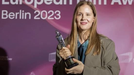 Justine Triet ist für die beste Regie und das beste Drehbuch mit dem Europäischen Filmpreis geehrt worden. Foto: Christoph Soeder/dpa
