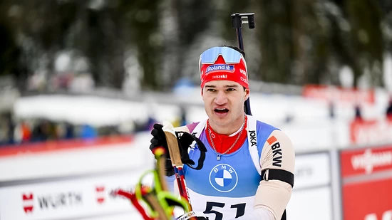 Ausgepumpt aber zufrieden im Ziel: Niklas Hartweg