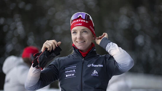Nadine Fähndrich freut sich: Der Tour-de-Ski-Auftakt klappte besser als erwartet