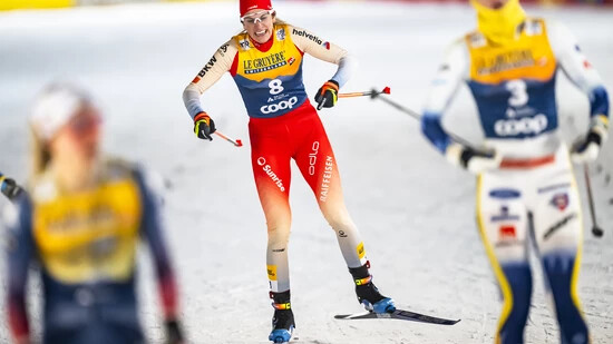 Voller Einsatz: Alina Meier holt ihr bestes Resultat im Weltcup. 