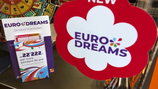 Eurodreams-Spielscheine in einem Kiosk nahe Lausanne. (Symbobild)