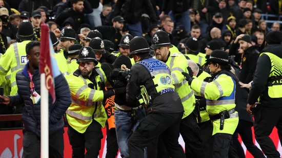 Die Ausschreitungen von einzelnen YB-Fans in Birmingham führte zu acht Verhaftungen