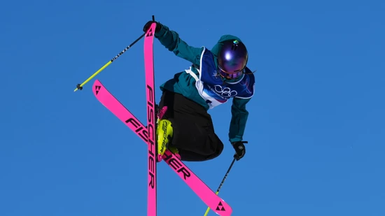 Mathilde Gremaud ist im Slopestyle in der Qualifikation die Beste