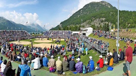 Das letzte grosse Fest: 2012 fand das Nordostschweizer Schwingfest in Silvaplana im Engadin statt, danach verschwand das Hochtal von der Schwinglandkarte – bis jetzt.