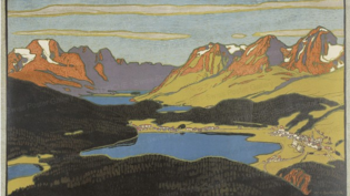 Engadiner Seenlandschaft von Burger, 1912