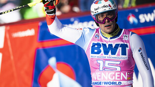 Daniel Yule sichert sich als erster Schweizer seit 23 Jahren im Slalom in Wengen einen Podestplatz