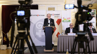 Medienkonferenz zu «Aufhebung der CoronaMassnahmen», am Dienstag in Bern. 