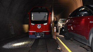 Strecke wurde unterbrochen: Im Vereina-Tunnel kollidierten zwei Züge.