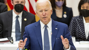 Joe Biden, Präsident der USA, spricht auf dem Indopazifik-Gipfel. Foto: Yuichi Yamazaki/Getty Images AsiaPac Pool/AP/dpa