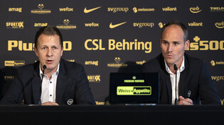Steve von Bergen (rechts) wird bei YB Sportchef, sein Vorgänger Christoph Spycher (links) bleibt als VR-Delegierter Hauptverantwortlicher für den Sportbereich