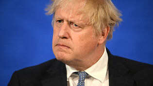Boris Johnson, Premierminister von Großbritannien, während einer Pressekonferenz in der Downing Street. Foto: Leon Neal/PA Wire/dpa