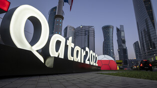Bereit für die Fussball-WM: In Katar soll der Ball schon einen Tag früher als geplant rollen
