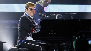 ARCHIV - Sir Elton John tritt bei der letzten Nordamerika-Show seiner «Farewell Yellow Brick Road»-Tour im Dodger Stadium in Los Angeles auf. Foto: Willy Sanjuan/Invision/AP/dpa