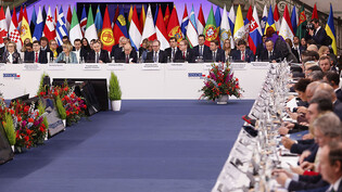 Außenminister und andere Vertreter nehmen an einem hochrangigen Treffen der Organisation für Sicherheit und Zusammenarbeit in Europa (OSZE) teil. Foto: Michal Dyjuk/AP/dpa