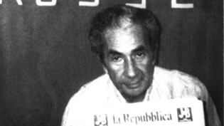 Porträtaufnahme von Aldo Moro, veröffentlicht von den Roten Brigaden am 20. April 1978 in der römischen Tageszeitung Il Messagero. (Archivbild)